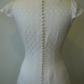 Naomi wedding dress back with new buttons
